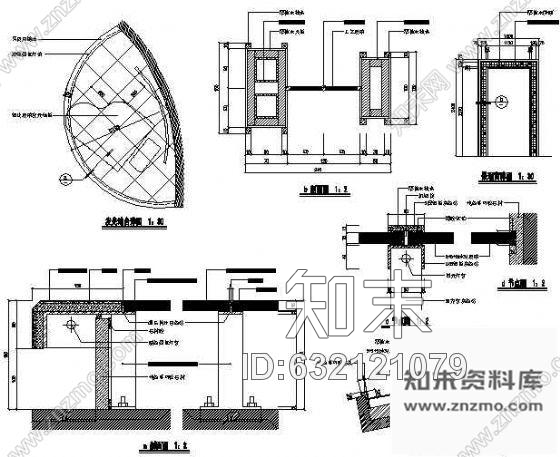 施工图某高级会所室内装修图cad施工图下载【ID:632121079】