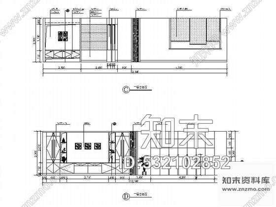 施工图上海三层办公楼装修图纸cad施工图下载【ID:532102852】