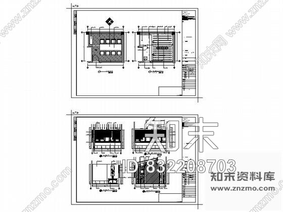 图块/节点茶艺馆包间立面图cad施工图下载【ID:832208703】