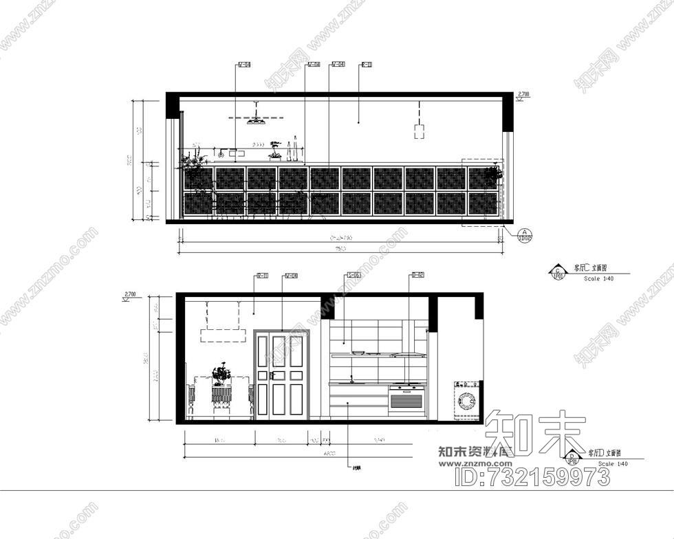 李益中--三亚时代海岸单身公寓东南亚风格A-1样板房cad施工图含效果图施工图下载【ID:732159973】