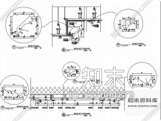 施工图40平方办公楼接待室装修图cad施工图下载【ID:532094879】