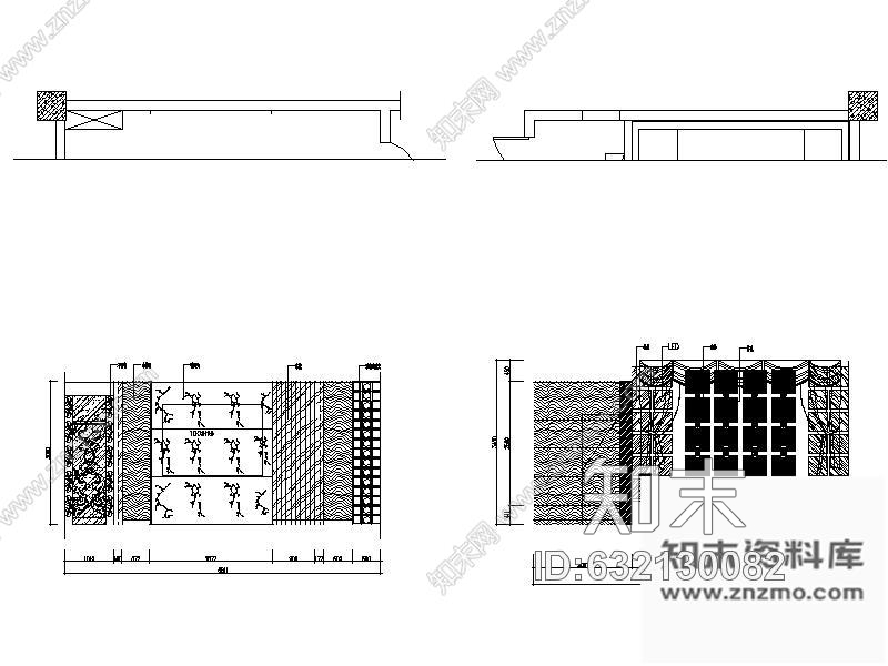 施工图四川2700㎡KTV装修图cad施工图下载【ID:632130082】