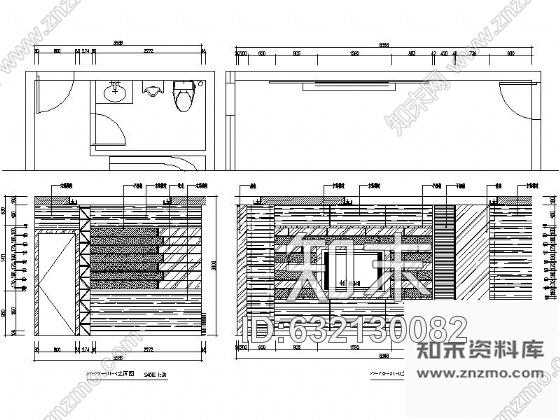 施工图四川2700㎡KTV装修图cad施工图下载【ID:632130082】