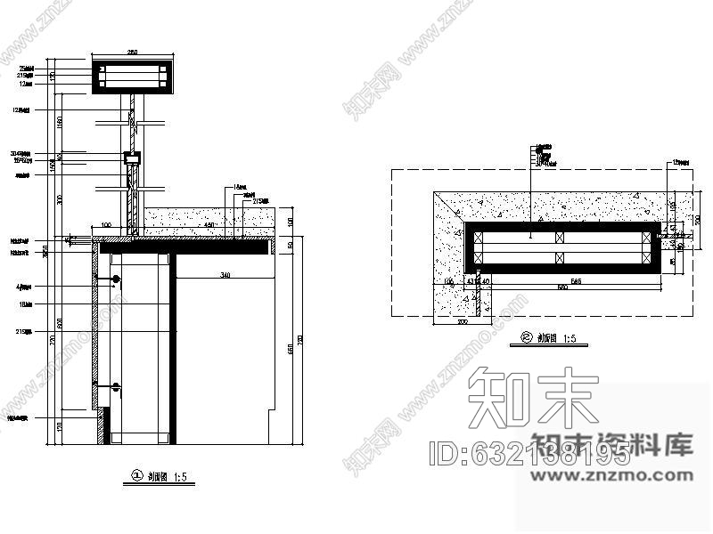 施工图中级法院固定刑场室内装修方案cad施工图下载【ID:632138195】