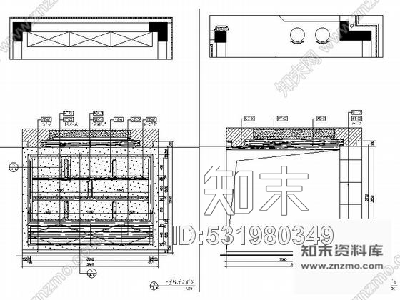 施工图杭州摩登风格550平四层别墅室内装修图含实景cad施工图下载【ID:531980349】