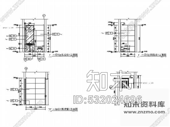 施工图广东五星级大酒店现代棋牌室装修施工图施工图下载【ID:532024696】