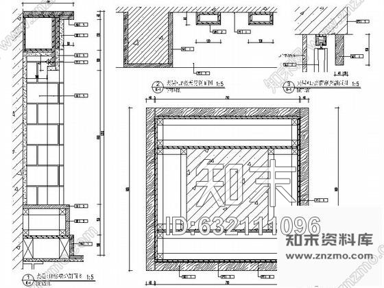 施工图知名红酒会所室内装修图cad施工图下载【ID:632111096】