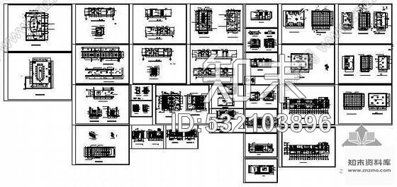 施工图办公楼室内装修cad施工图下载【ID:532103896】