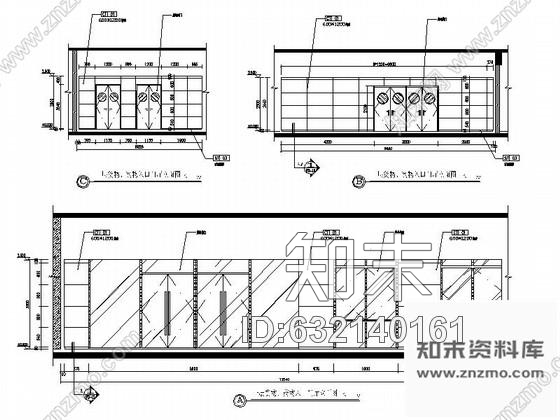 施工图内蒙精品现代风格医院研究所室内装修施工图含效果cad施工图下载【ID:632140161】