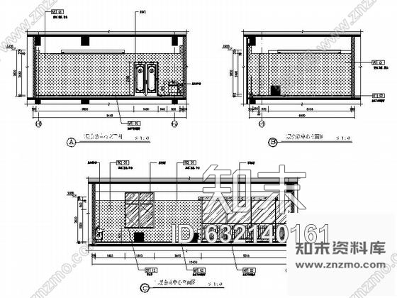 施工图内蒙精品现代风格医院研究所室内装修施工图含效果cad施工图下载【ID:632140161】