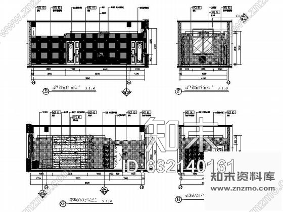 施工图内蒙精品现代风格医院研究所室内装修施工图含效果cad施工图下载【ID:632140161】