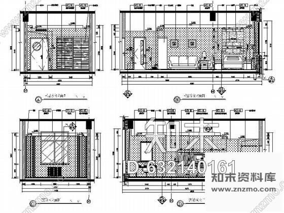 施工图内蒙精品现代风格医院研究所室内装修施工图含效果cad施工图下载【ID:632140161】