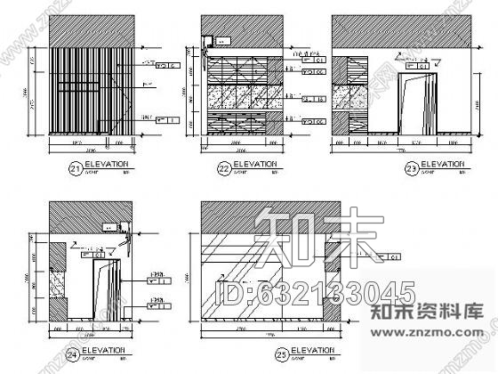 施工图180㎡美容美发室施工图cad施工图下载【ID:632133045】