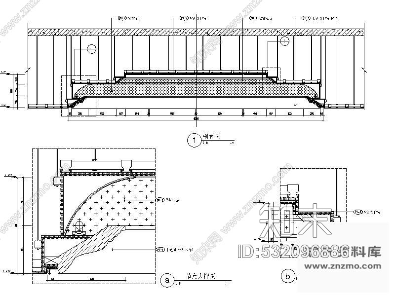 施工图成都某酒店会议室装修图含效果cad施工图下载【ID:532096886】