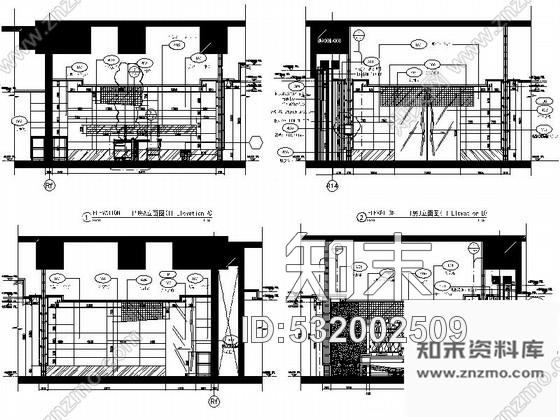 施工图北京商务中心区商场日餐厅设计装修图含实景cad施工图下载【ID:532002509】