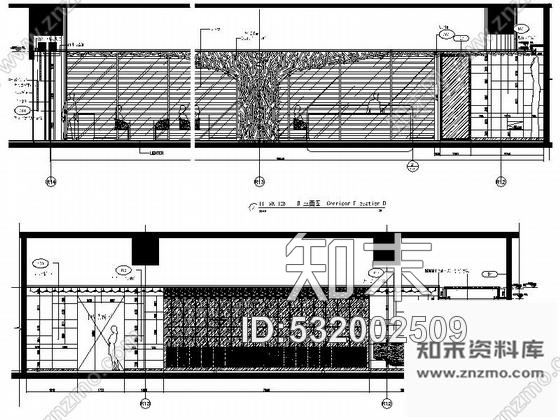 施工图北京商务中心区商场日餐厅设计装修图含实景cad施工图下载【ID:532002509】