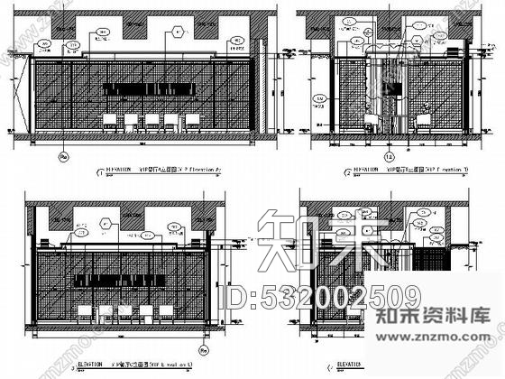 施工图北京商务中心区商场日餐厅设计装修图含实景cad施工图下载【ID:532002509】