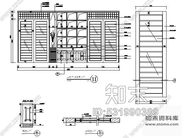 施工图三亚新中式风格别墅施工图cad施工图下载【ID:531990389】