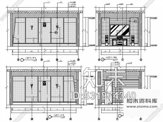 施工图北京庭院式别墅区高档两层别墅装修施工图cad施工图下载【ID:531974340】