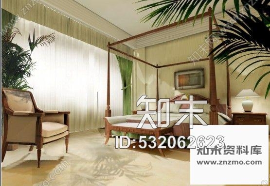 施工图某大酒店美洲风情套房装修图含效果cad施工图下载【ID:532062623】