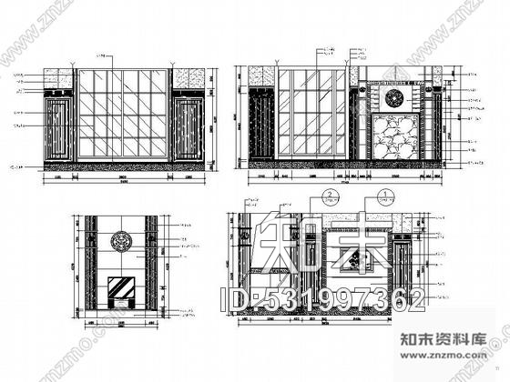 施工图江苏三层豪华别墅设计装修图cad施工图下载【ID:531997362】