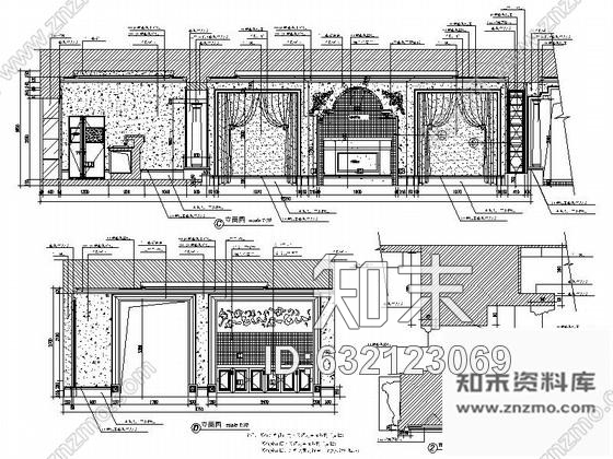 施工图山东某豪华欧陆风格夜总会室内装修施工图含效果cad施工图下载【ID:632123069】