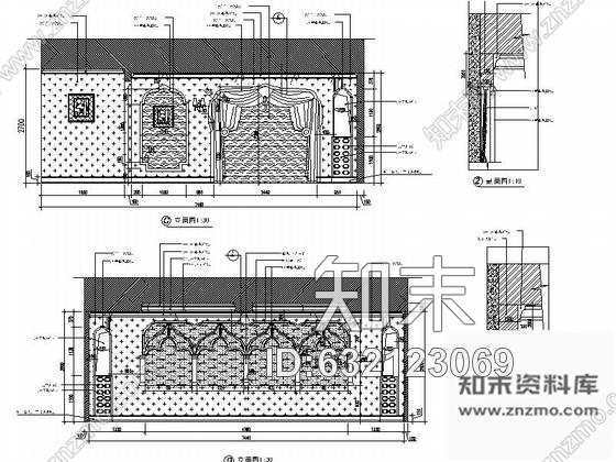 施工图山东某豪华欧陆风格夜总会室内装修施工图含效果cad施工图下载【ID:632123069】