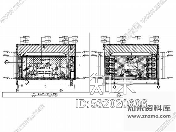 施工图西藏清新蓝色调酒店豪华总统套房施工图含效果图cad施工图下载【ID:532020606】