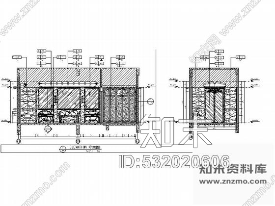 施工图西藏清新蓝色调酒店豪华总统套房施工图含效果图cad施工图下载【ID:532020606】