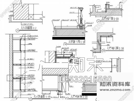 施工图福建时尚酒吧某层室内装修施工图含效果cad施工图下载【ID:532015560】