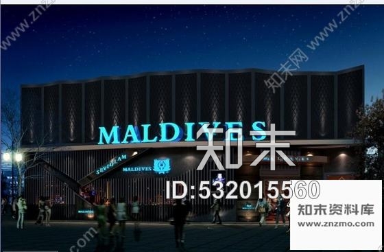 施工图福建时尚酒吧某层室内装修施工图含效果cad施工图下载【ID:532015560】