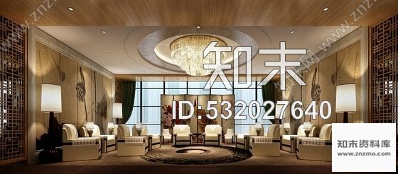 施工图山东原创设计高端商务典雅中式风情五星级酒店装修施工图含效果cad施工图下载【ID:532027640】