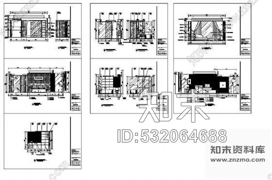 施工图五星酒店标准客房设计cad施工图下载【ID:532064688】