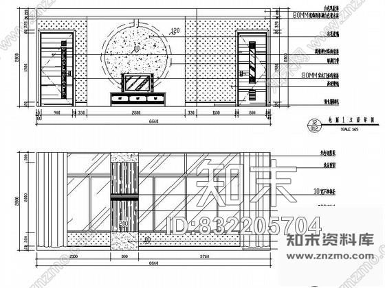 图块/节点41平方西餐厅包间立面图cad施工图下载【ID:832205704】