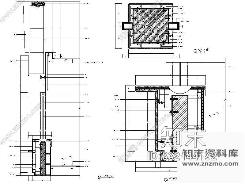 施工图某火车站售票厅施工图(含效果)cad施工图下载【ID:632144192】