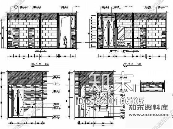 施工图五星酒店中餐包房施工图cad施工图下载【ID:532010505】