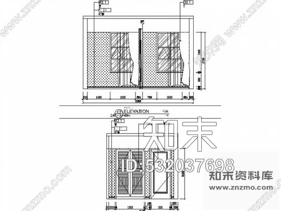 施工图江苏某五星级酒店角客房室内装修施工图cad施工图下载【ID:532037698】