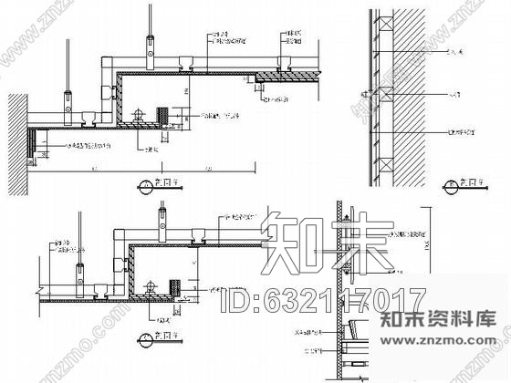 施工图陕西某精品养生会所公共卫生间装修图cad施工图下载【ID:632117017】