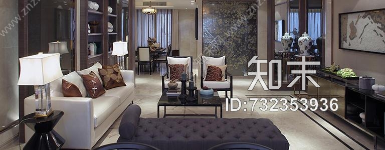 融侨外滩5E样板房cad施工图下载【ID:732353936】