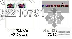 图块/节点某酒店S-11型客房立面图cad施工图下载【ID:832210791】