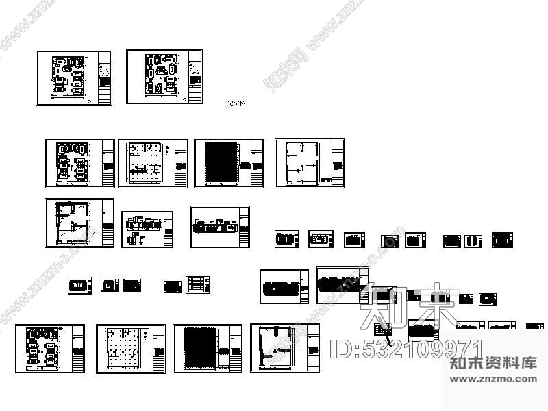 施工图某欧式沙发卖场室内展示装修图施工图下载【ID:532109971】