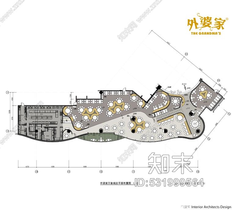 杭州外婆家杭州万象城店+西溪天堂店效果图+施工图CAD格式+实景照片丨283Mcad施工图下载【ID:531999564】