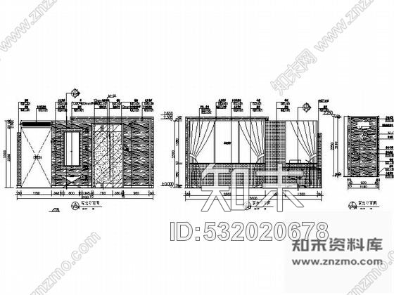 施工图南通中规中矩标准的酒店客房施工图cad施工图下载【ID:532020678】