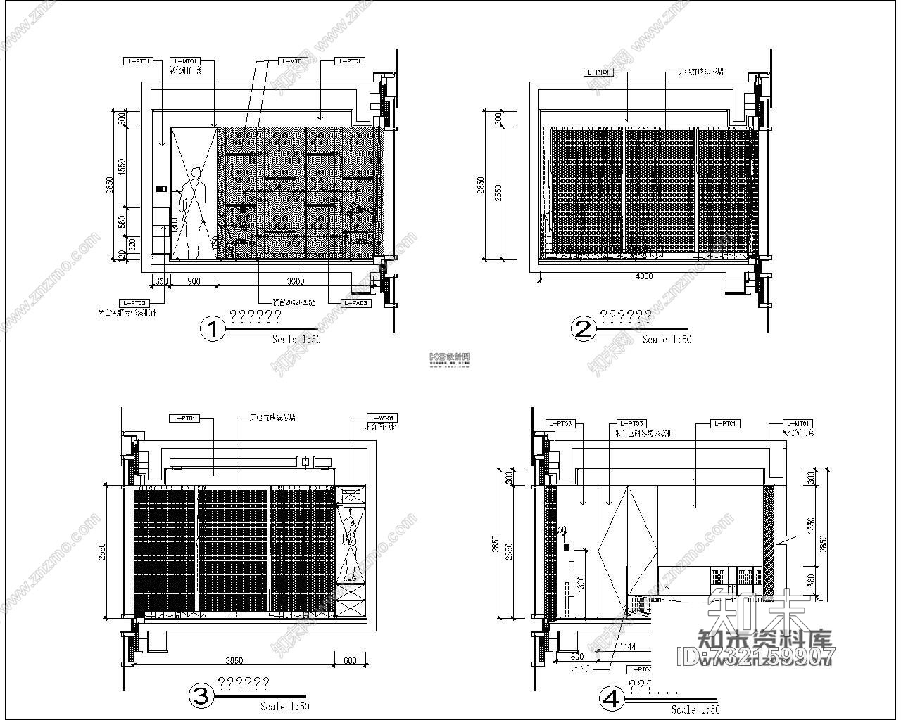 李玮珉-珠江新城乔鑫汇悦台cad施工图下载【ID:732159907】