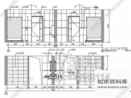 施工图常用公共卫生间装修图cad施工图下载【ID:632142114】