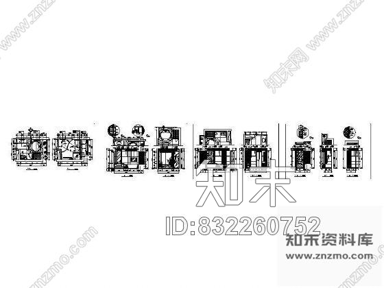 图块/节点卫生间装修详图cad施工图下载【ID:832260752】