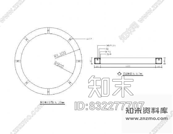 图块/节点家居舞台装饰详图施工图下载【ID:832277707】