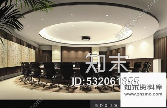 施工图酒店商务小会所装修图含效果cad施工图下载【ID:532061655】