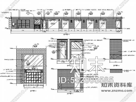 施工图湖北某获奖名酒楼室内装修施工图含实景cad施工图下载【ID:532005585】