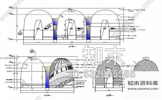 施工图湖北某获奖名酒楼室内装修施工图含实景cad施工图下载【ID:532005585】